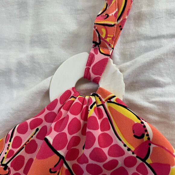 Vintage Lilly Pullitzer Butterfly Strapless Dress, size 2 - Picture 7 of 7